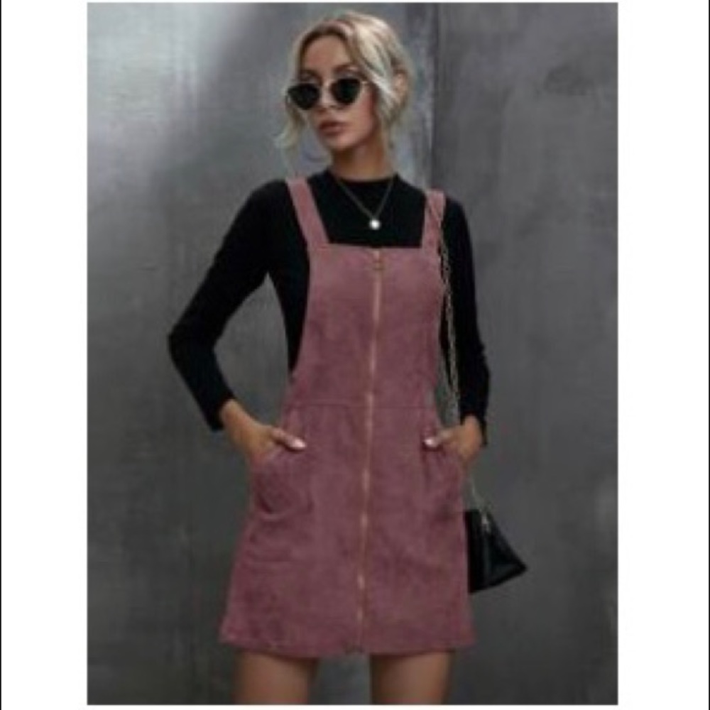 Pink Cordroy dress
